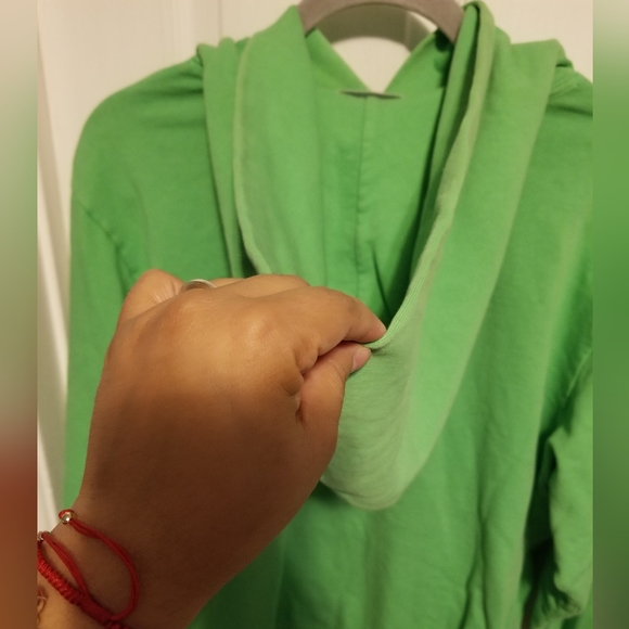 Talentless Unisex Oversized Hoodie-Higjlighter Size XS Color Green - Picture 7 of 11